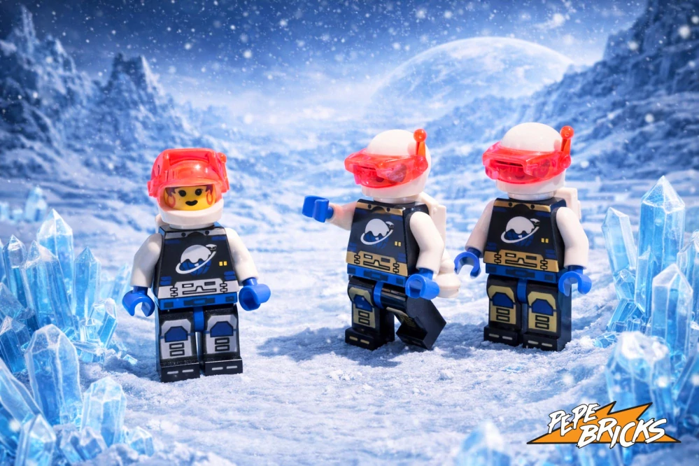 CUSTOM MINIFIGURE 7 - ICE PLANET COLONIST