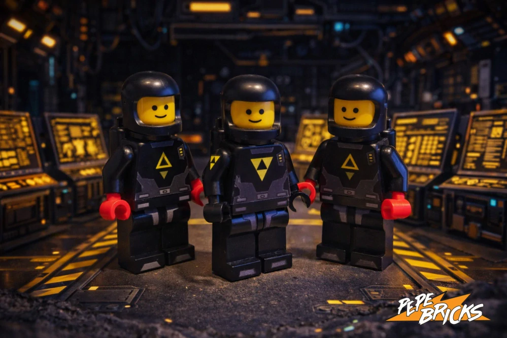 MINIFIGURE 20 - BLACKTRON OFFICER