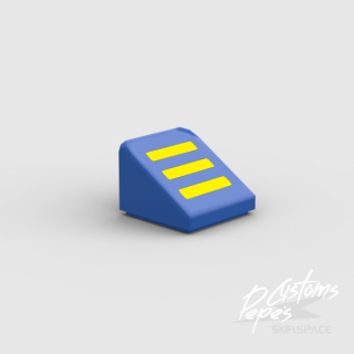 1x1 slope 15 (radiator grille)