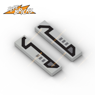 1x4 tile 11 - mtron pattern left and right