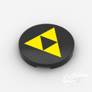 3x3 round tile 3 (blacktron 1)