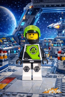 CUSTOM MINIFIGURE 4 - BLACKTRON 2 - ELITE