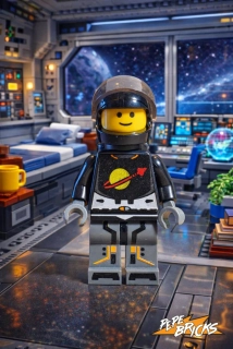 CUSTOM MINIFIGURE 6 - CLASSIC SPACE CITIZEN