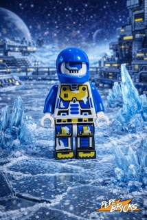 CUSTOM MINIFIGURE 9 - Ice Planet Droid