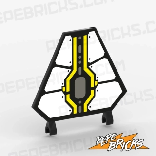 FLAG 5x6 Hexagonal 01 - Blacktron panel