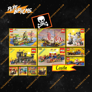 AFOL SHOP mini SET collection 10 - pirates and castle