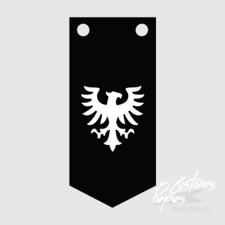 Printed Banner LONG 18 (falcon) BLACK