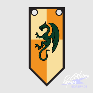 Printed Banner LONG 23 - DRAGON KNIGHTS (Kingdoms)
