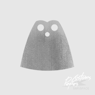 CAPE plain 10 SILVER/METALLIC
