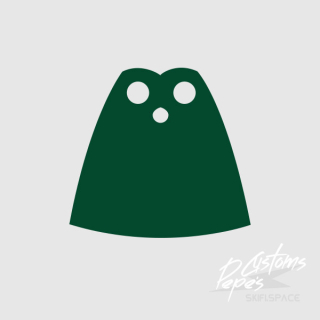 CAPE plain 16 DARK GREEN