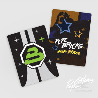 Collectable plastic card 2 -  Balcktron 2 (silver)