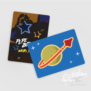 Collectable plastic card 8 -  Octan Galactic (gold)