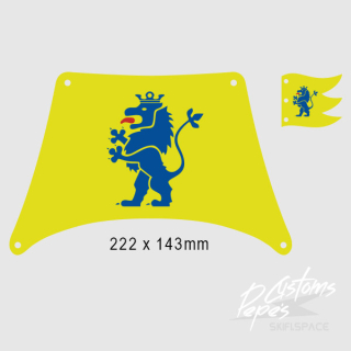 SAIL printed BIG 3 (lion) YELLOW + FLAG