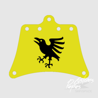 SAIL printed SMALL 6 (crow) YELLOW