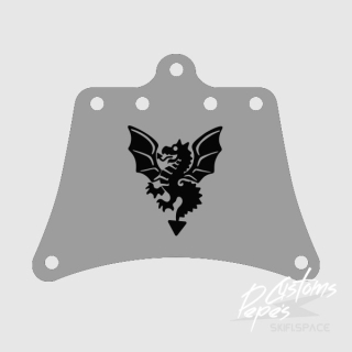 SAIL printed SMALL 9 (dragon) GREY