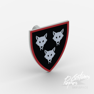 Shield triangular 4 - Wolfpack