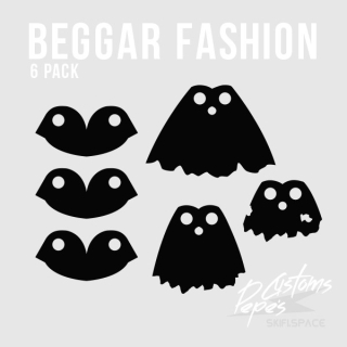 VALUE PACK 5 BEGGAR (3+3 pcs) BLACK
