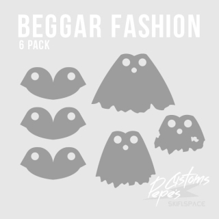 VALUE PACK 6 BEGGAR (3+3 pcs) GREY